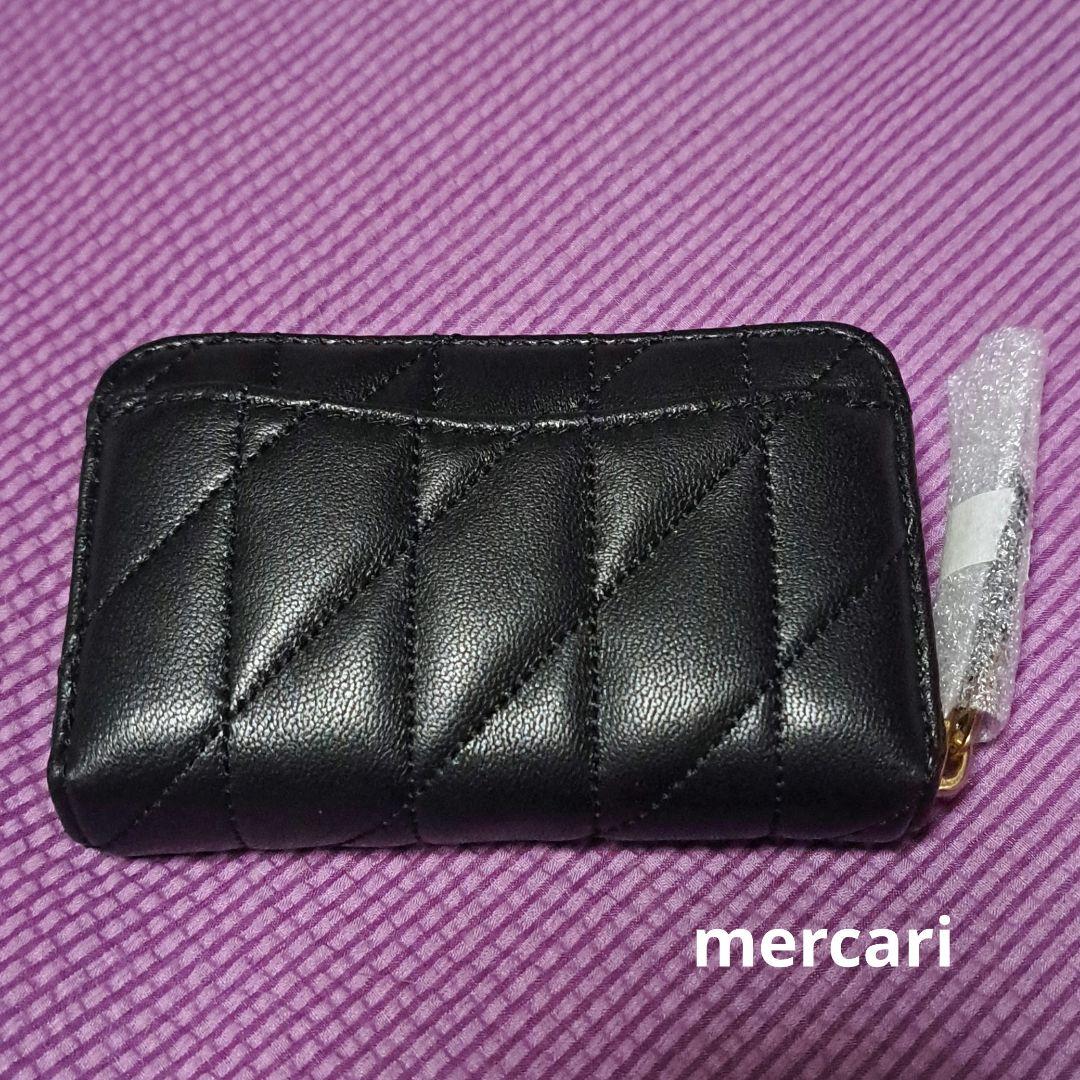( 最終価格 )COACH カードケース ケース キルティング ブラック