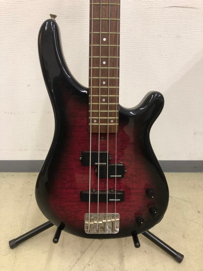 FERNANDES エレキベース レッド/ブラック