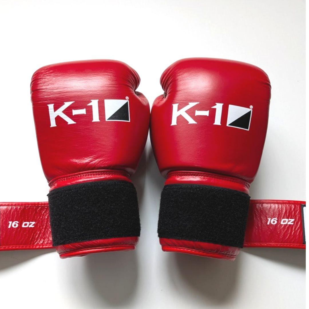 niniです！極美品 K-1 ボクシンググローブ 赤 16oz
