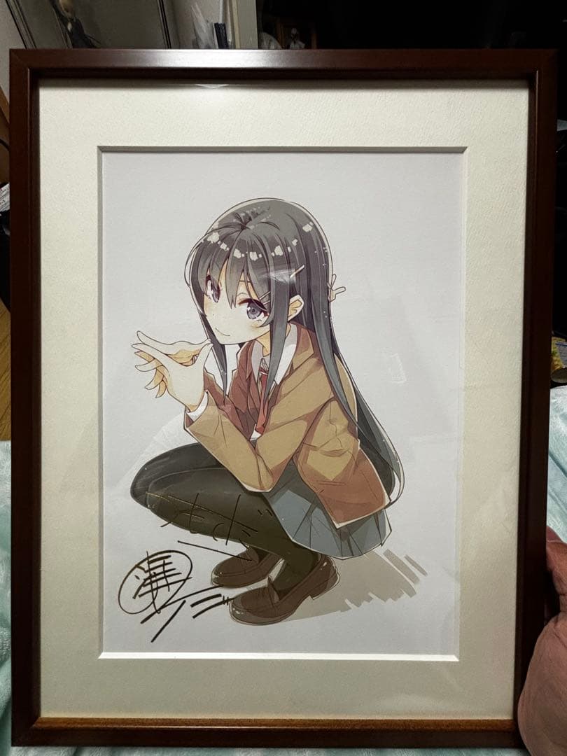 青春アニメーションシリーズ サイン入り複製原画イラスト