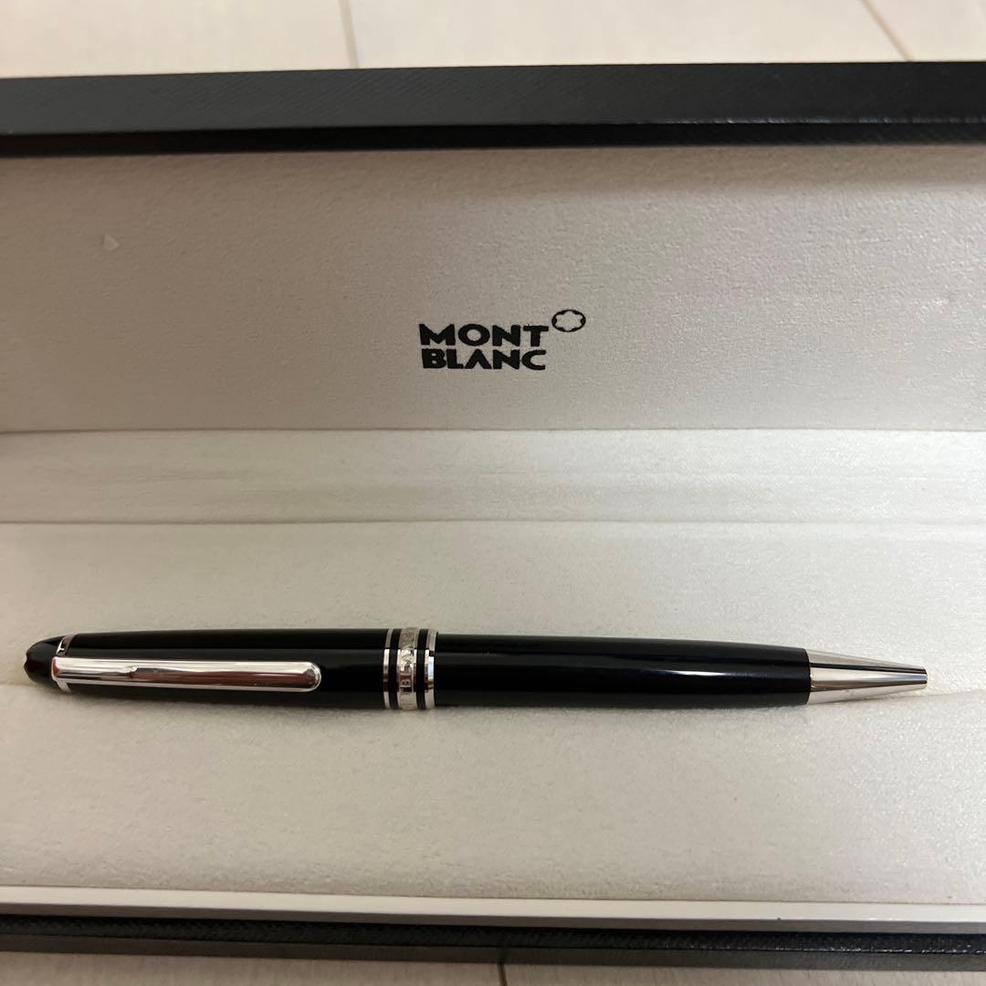 美品　MONT BLANC ブラックボールペン 本体　プラチナ　クラシック
