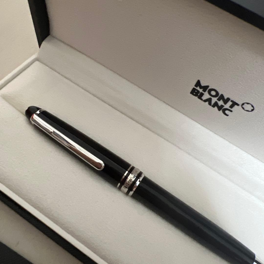 美品　MONT BLANC ブラックボールペン 本体　プラチナ　クラシック