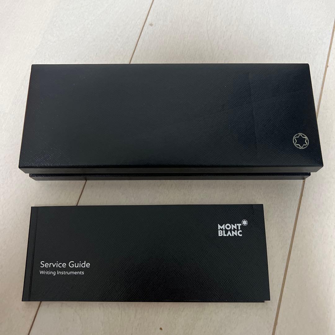 美品　MONT BLANC ブラックボールペン 本体　プラチナ　クラシック