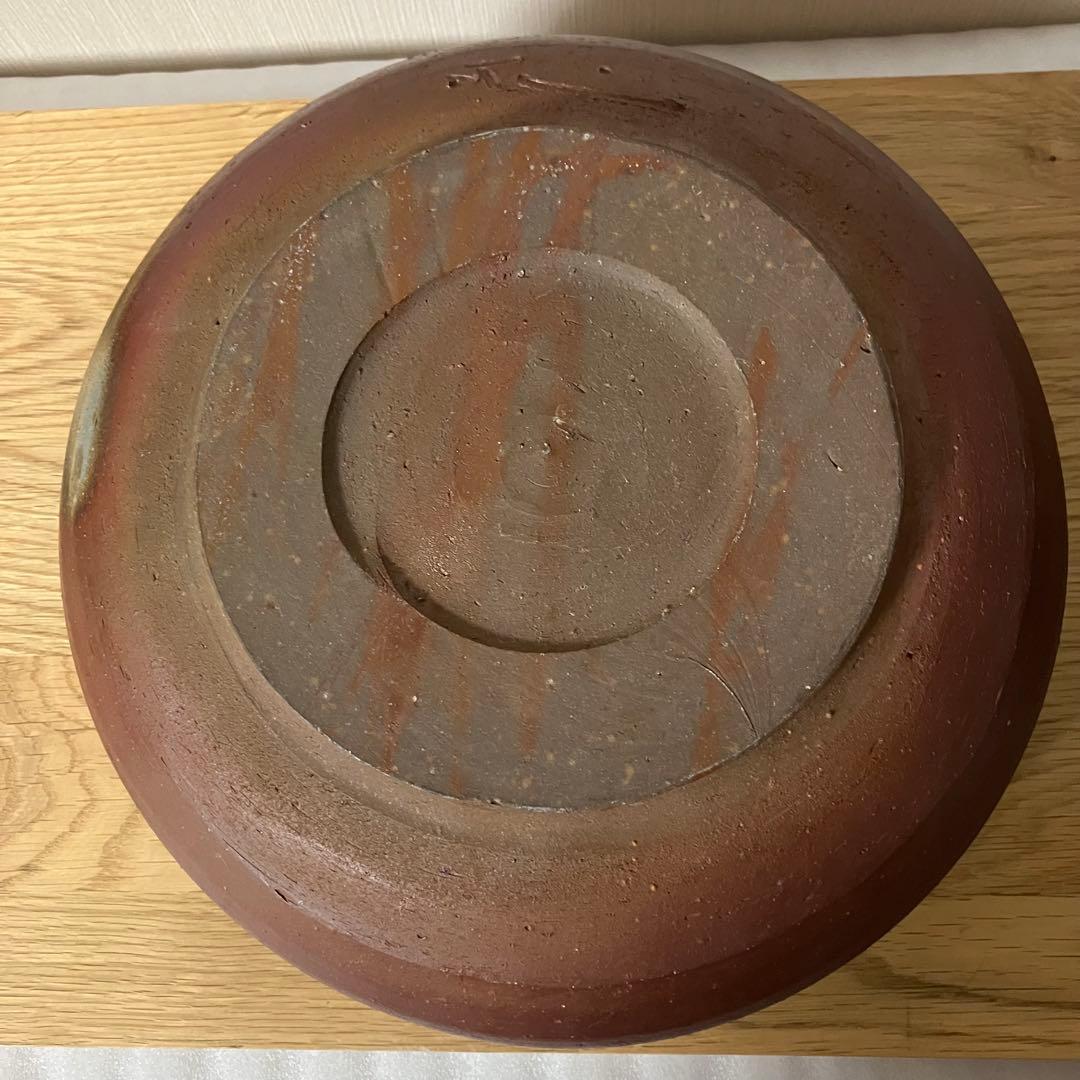 備前焼　水盤　花器　生花　的野求造