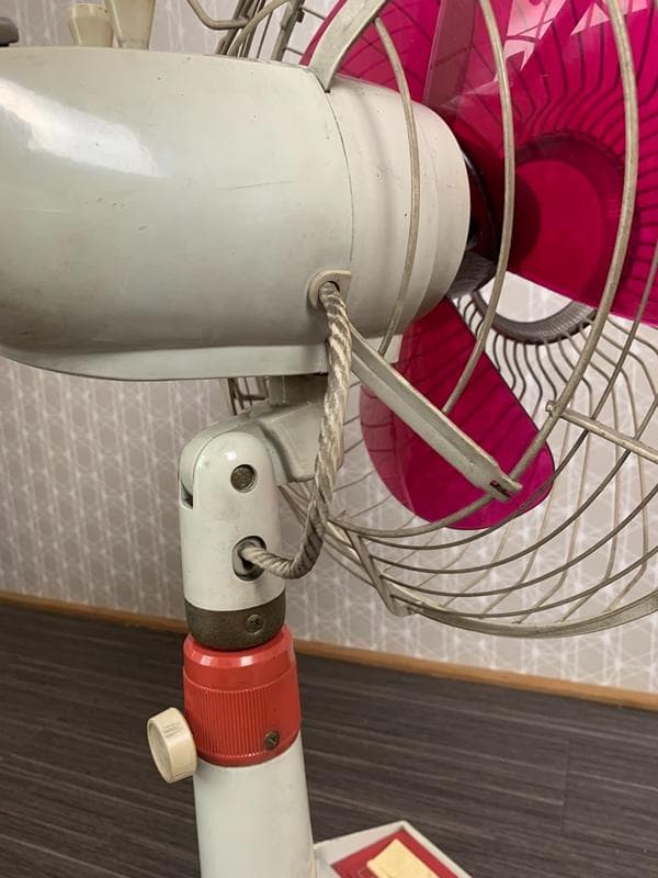 BROTHER ブラザー F30-223 扇風機 ピンク赤レッド 昭和レトロ