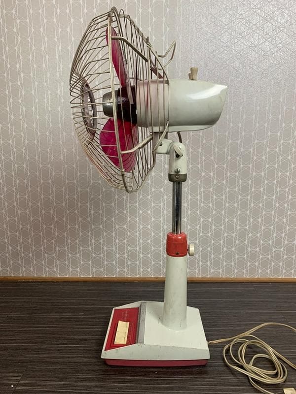 BROTHER ブラザー F30-223 扇風機 ピンク赤レッド 昭和レトロ