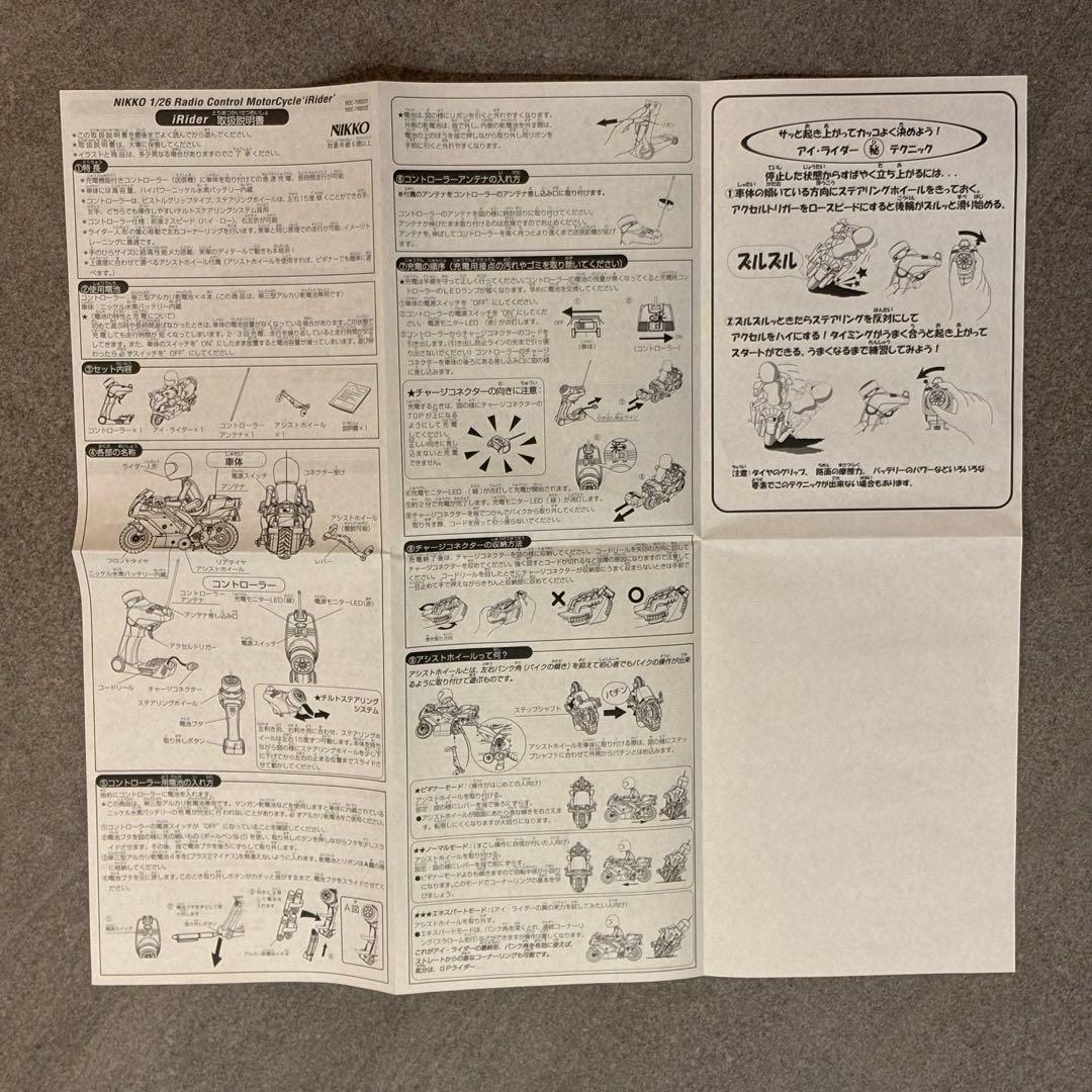 NIKKO iRider ラジコンバイク HONDA