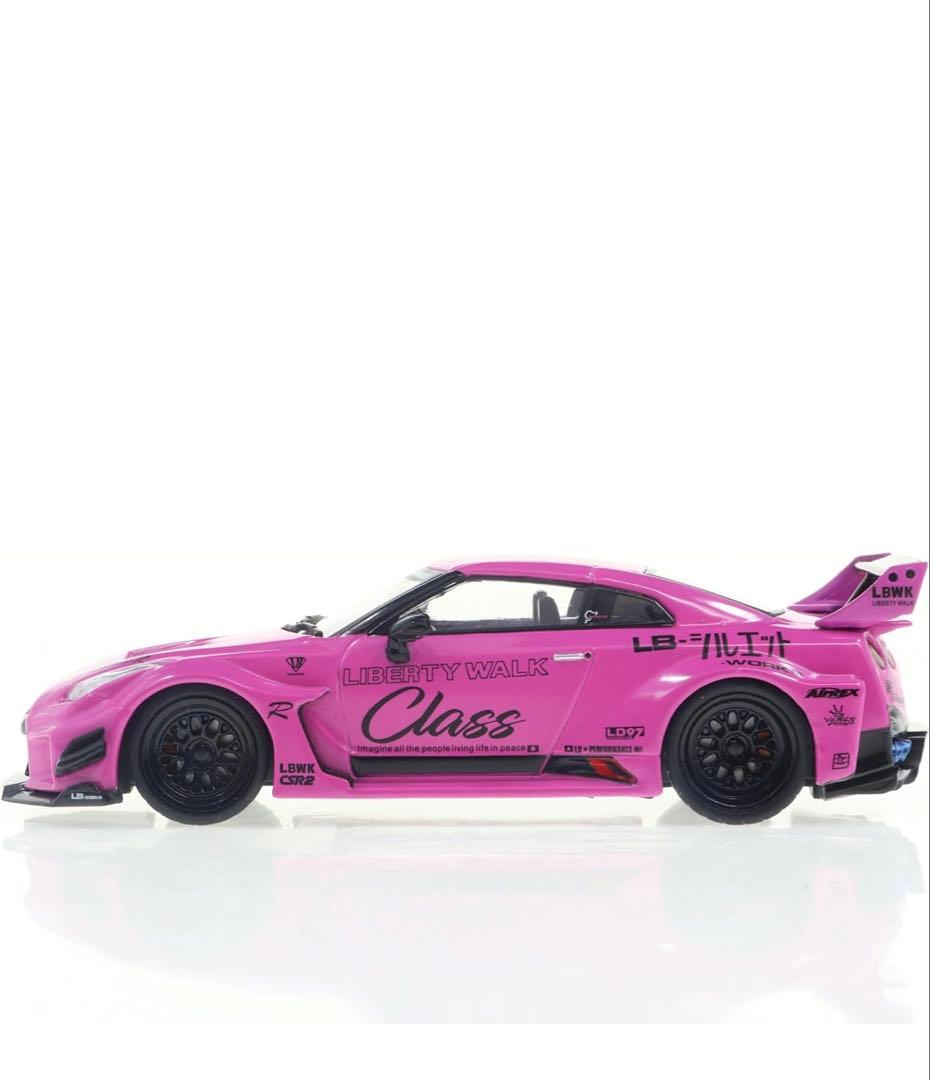 Liberty Walk GT-R ミニカー 1/43ピンク