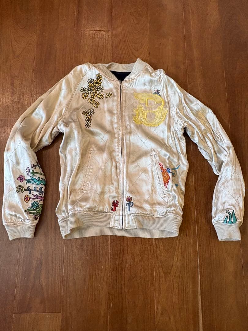 BRUNABOINNE トレジャージャンパー ベロア サテン スカジャン