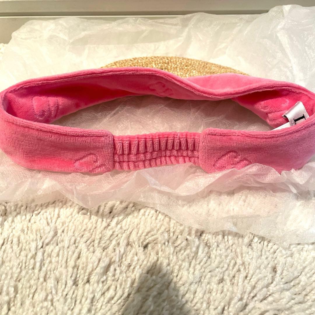 試着のみ　baby DIOR サンバイザー　キャップ帽子　キッズ