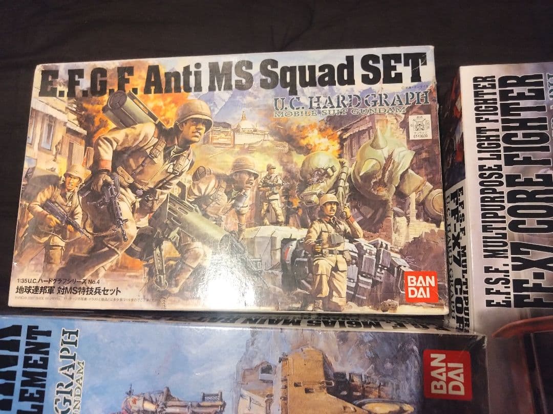 1/35 ガンダム　ハードグラフ　連邦軍　4種セット　61式戦車