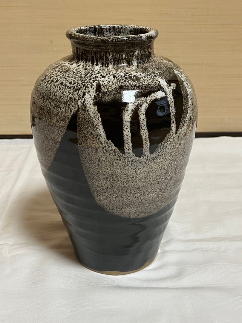 伊達藩窯　針生乾馬　堤焼　花瓶