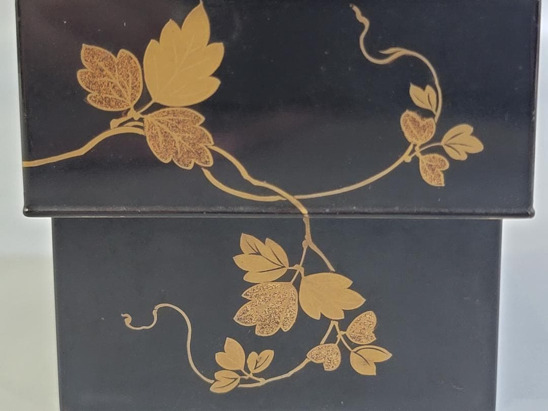 古美術 時代蒔絵 化粧箱 蓋物 DT345