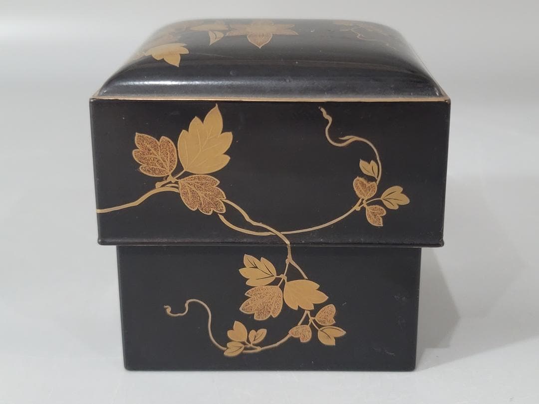 古美術 時代蒔絵 化粧箱 蓋物 DT345