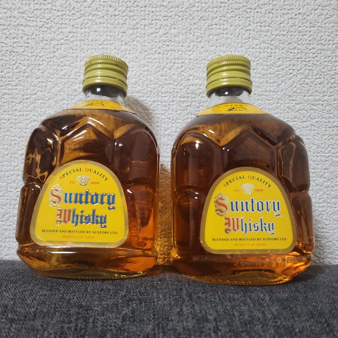 古酒 サントリーウイスキー 角瓶 ハーフボトル 360ml　２本セット