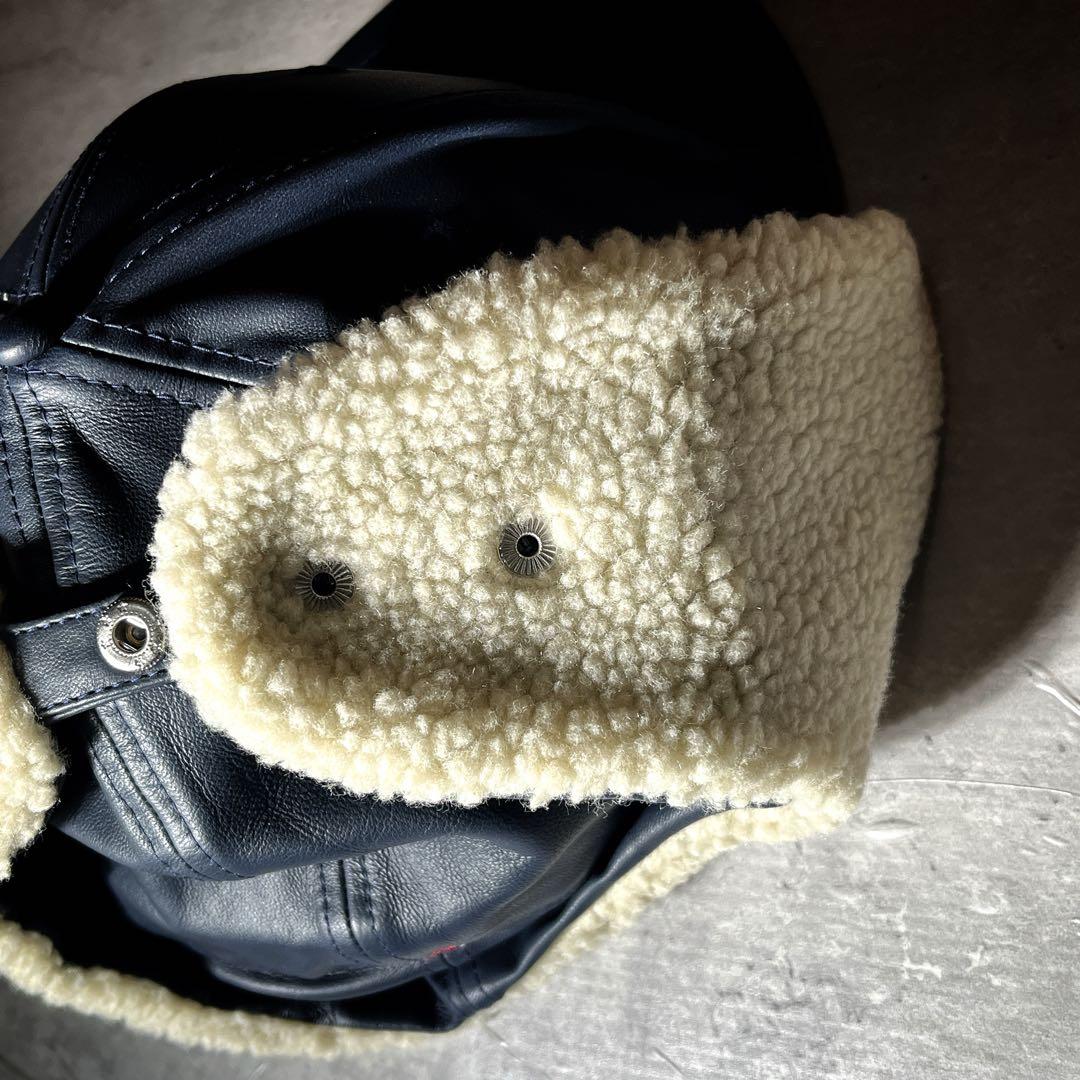 Supreme×NEW ERA Leather Earflap Box Logo