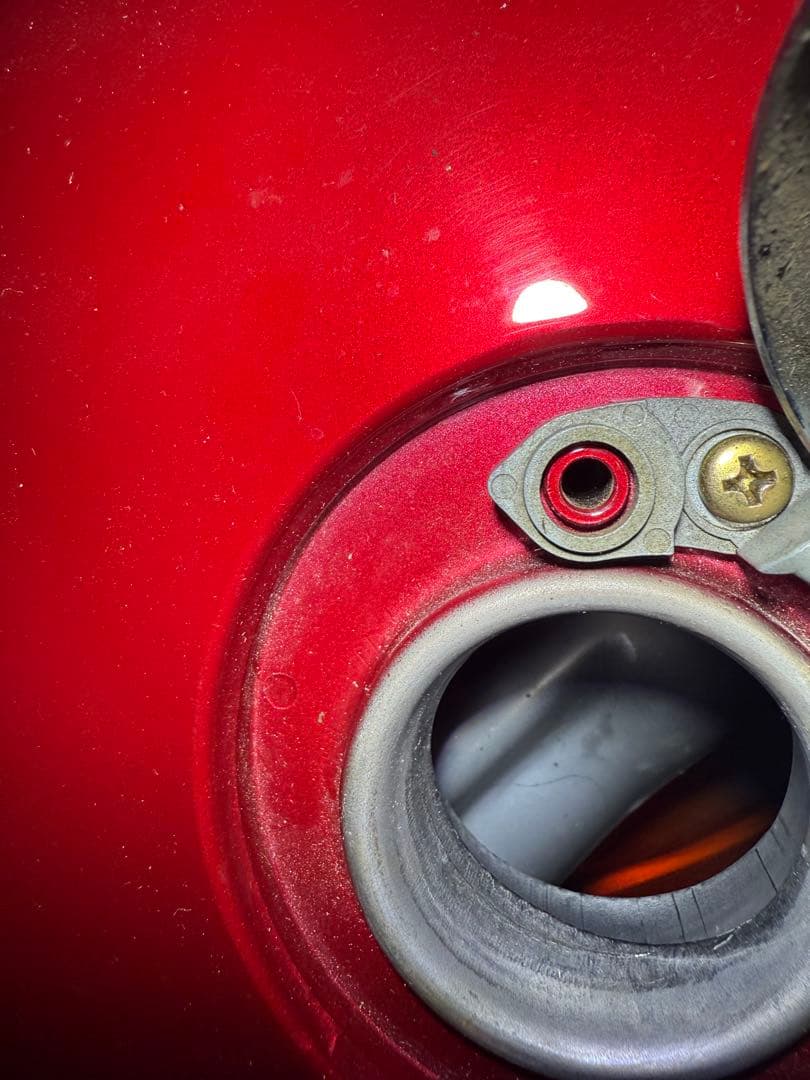 Kawasaki w650 タンク レッド/シルバー 極上