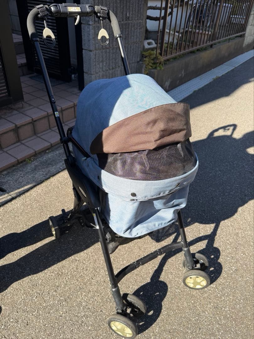 最終値下げ！！compet mimimili ライト　ペットカート レイクブルー