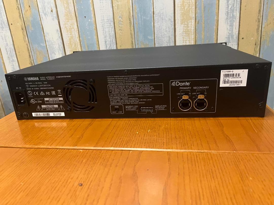 YAMAHA Tio1608-D Dante対応ステージボックス 極美品