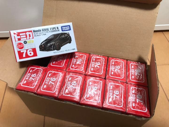 トミカ no.76 ホンダ シビック タイプr 初回特別仕様 12台セット