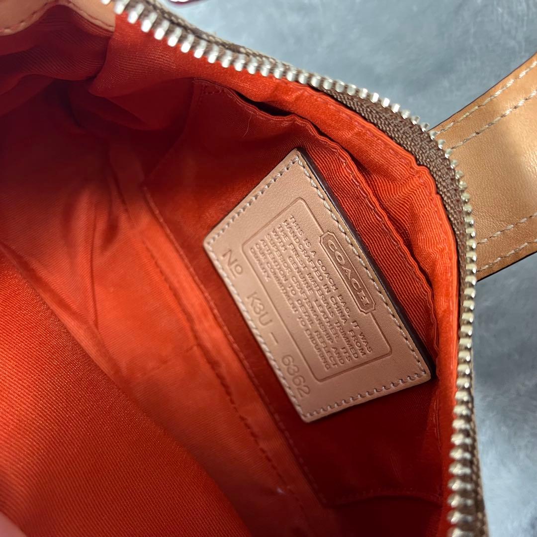 バッグ Coach Soho Bag Signature Beige Vintage