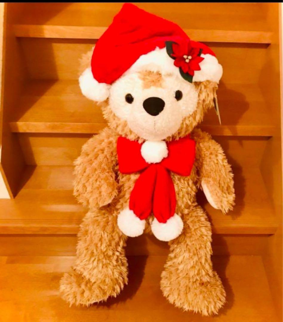 ♡ダッフィー＆シェリーメイ♡クリスマス♡Mサイズのぬいぐるみ♡タグ、値札付き♡