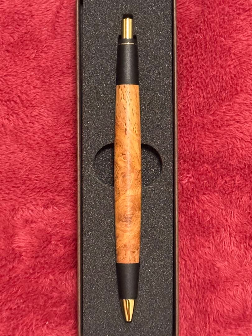 ボナンペン 真鍮金具 未使用品 花梨瘤 ( 野原工芸 工房楔 こぶた工房 )