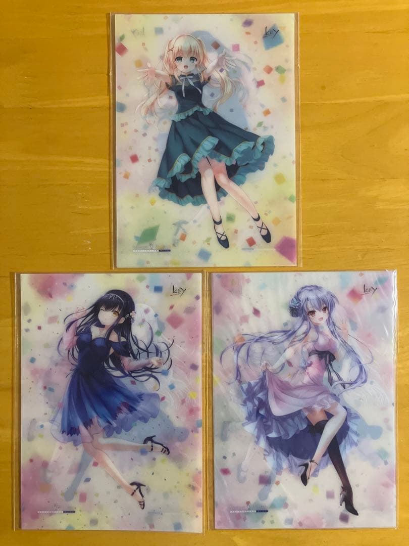 4種6枚 クリアカード サマポケチャレンジ Summer Pockets 5th