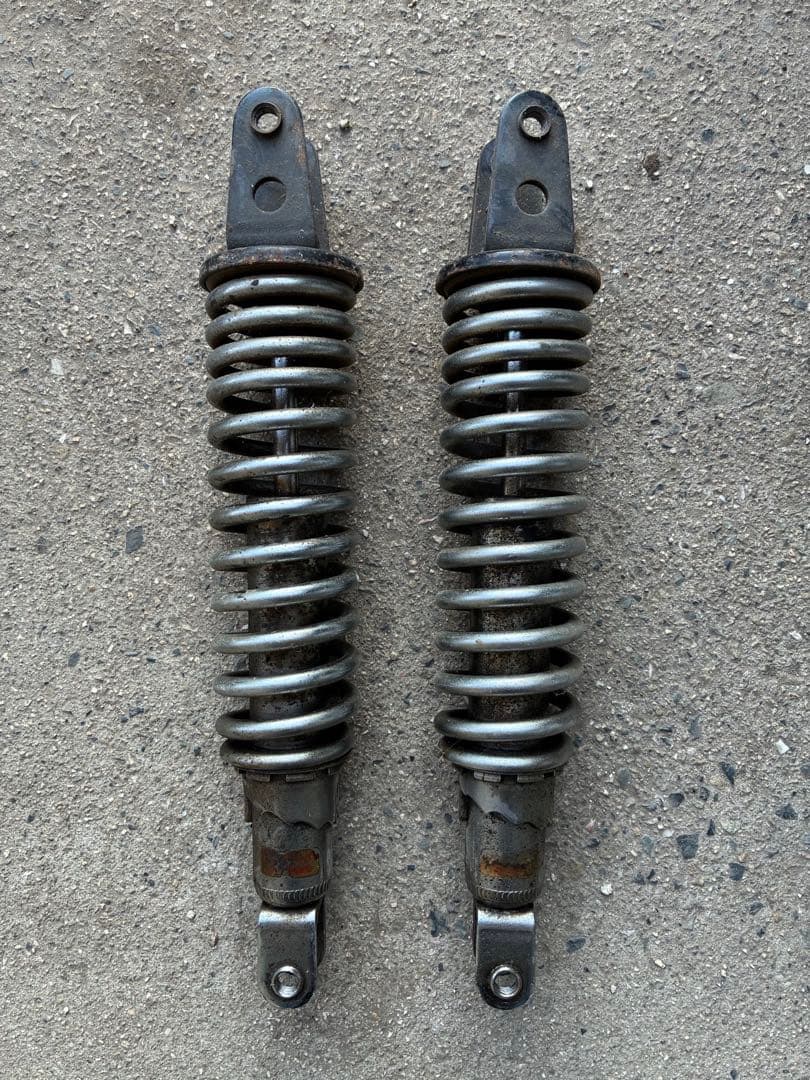 CB250T バブ　純正サスペンション　純正フロントフェンダー　セット