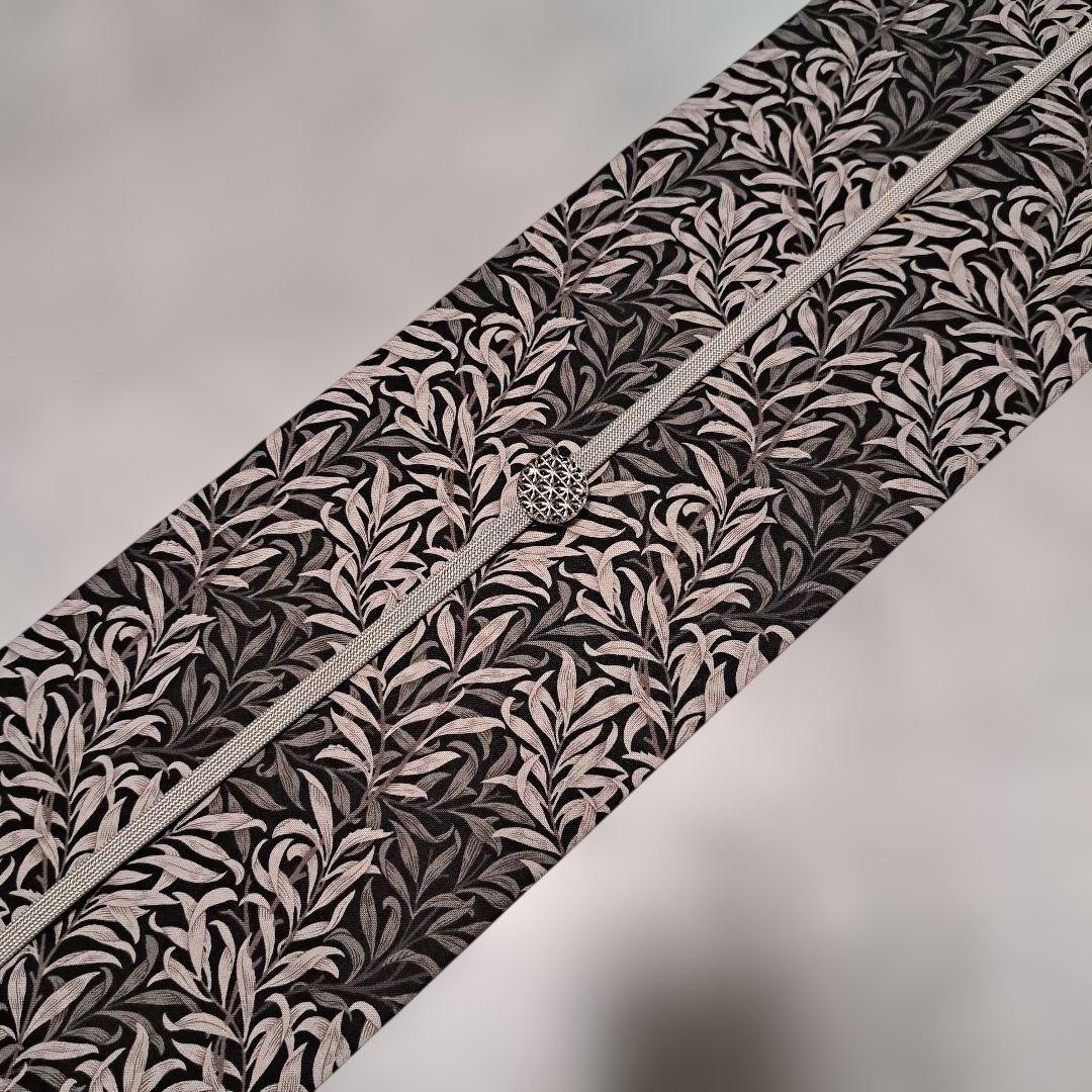 半幅帯　長尺　ウィリアムモリス　ピンパーネル×ウィローボゥ　リバーシブル