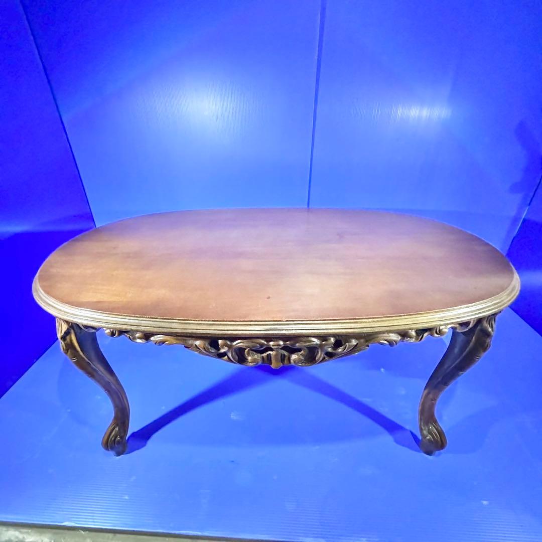 ローテーブル アンティーク 猫脚 ローテーブル