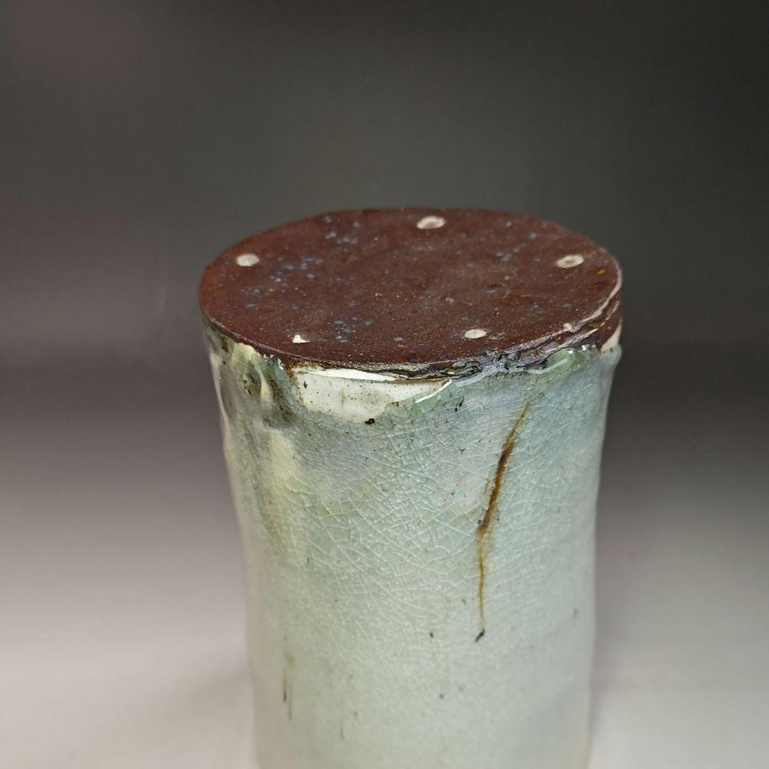 イ775 水指『近藤精宏』『榛沢窯　粉引　水指　共箱』茶道具