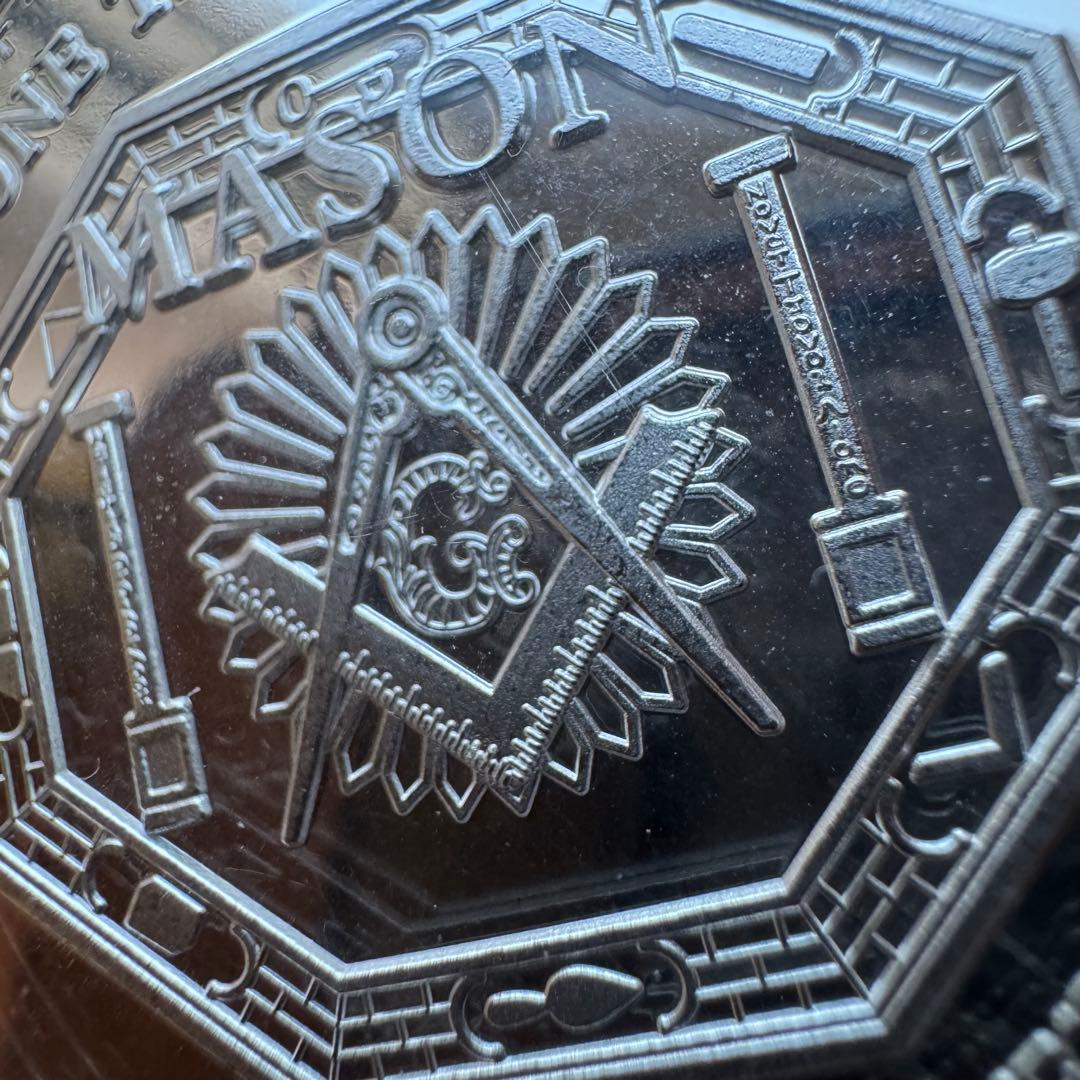 フリーメーソン　1オンス　銀貨