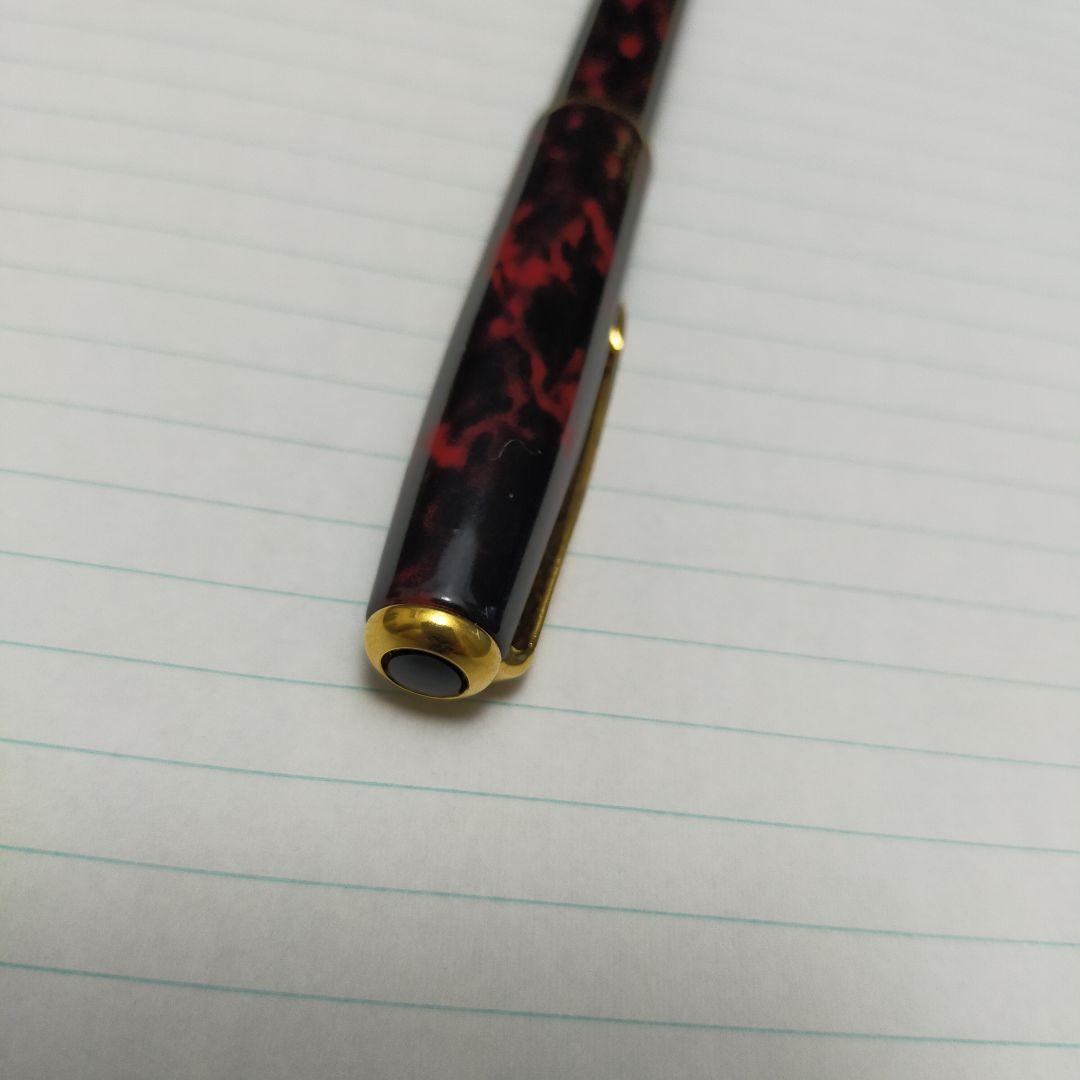 パーカー ソネット 金ペン 万年筆 マーブル柄