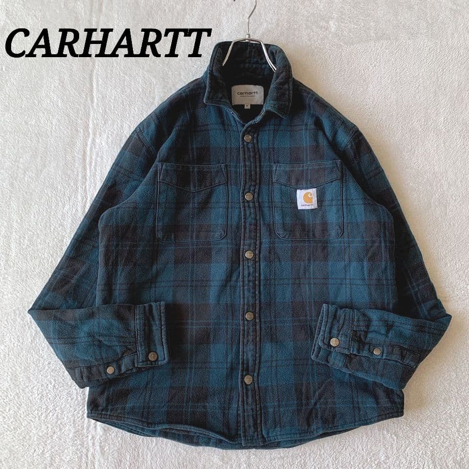 人気 CARHARTT WIP チェック シャツ ジャケット 裏地 フリース