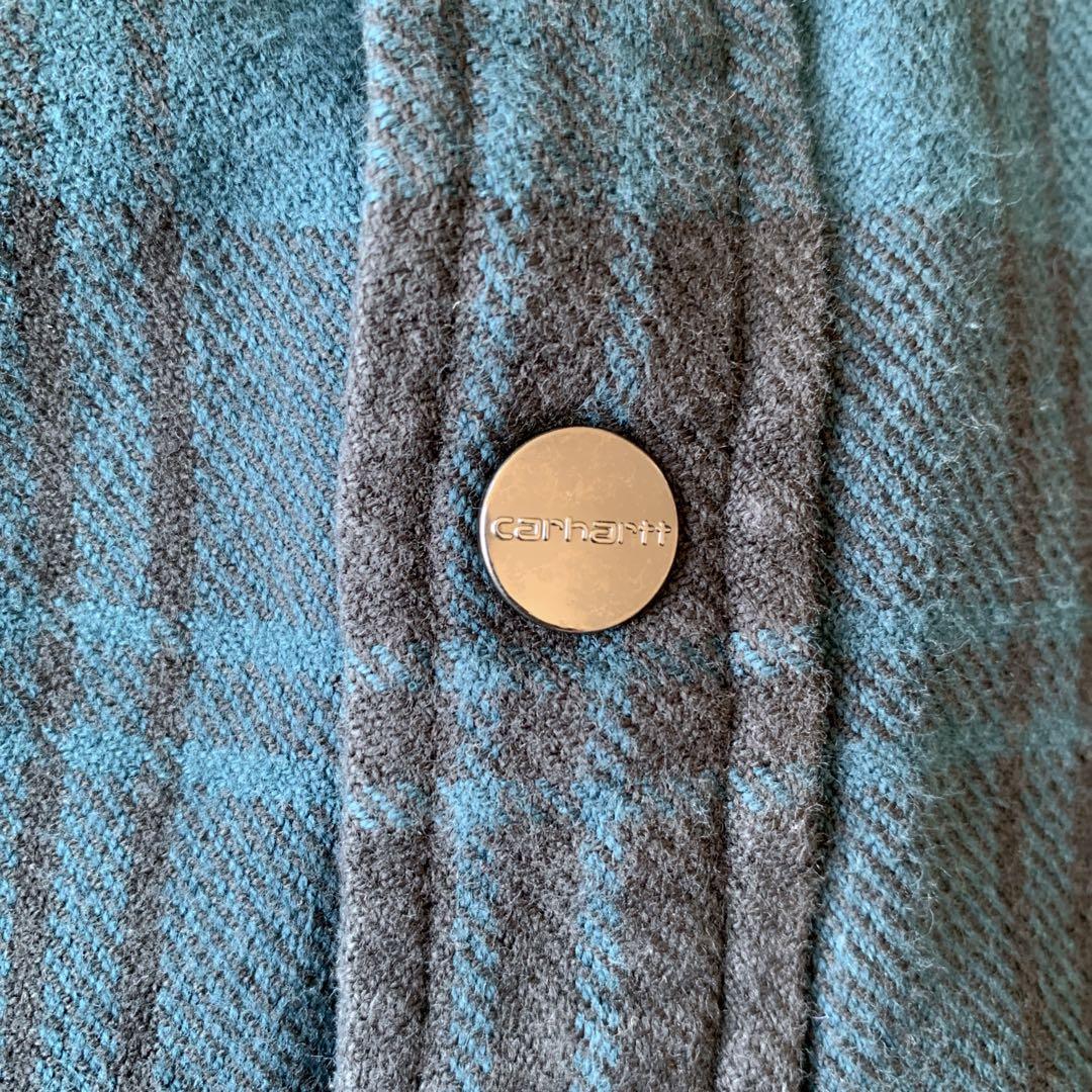人気 CARHARTT WIP チェック シャツ ジャケット 裏地 フリース