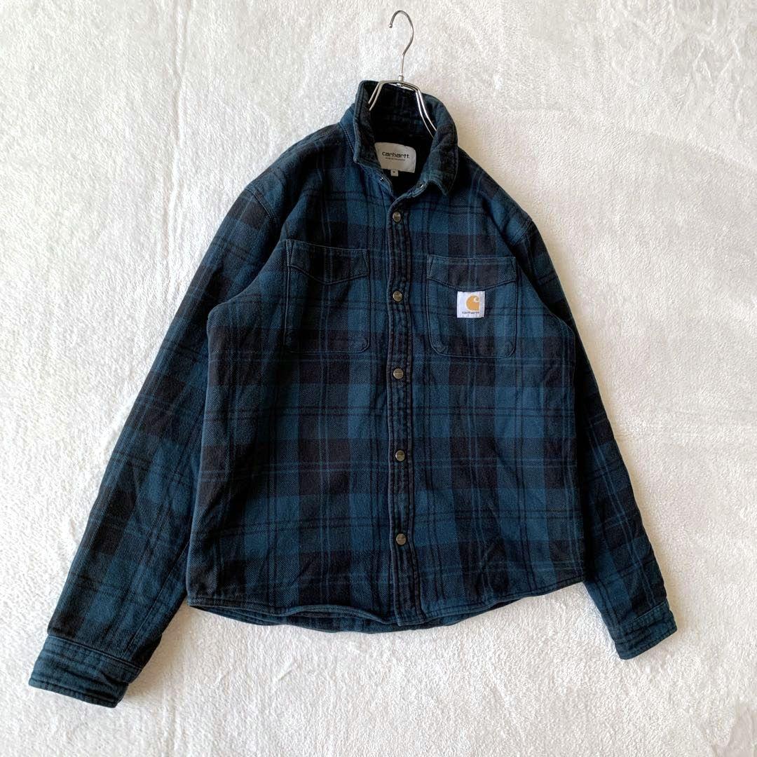 人気 CARHARTT WIP チェック シャツ ジャケット 裏地 フリース
