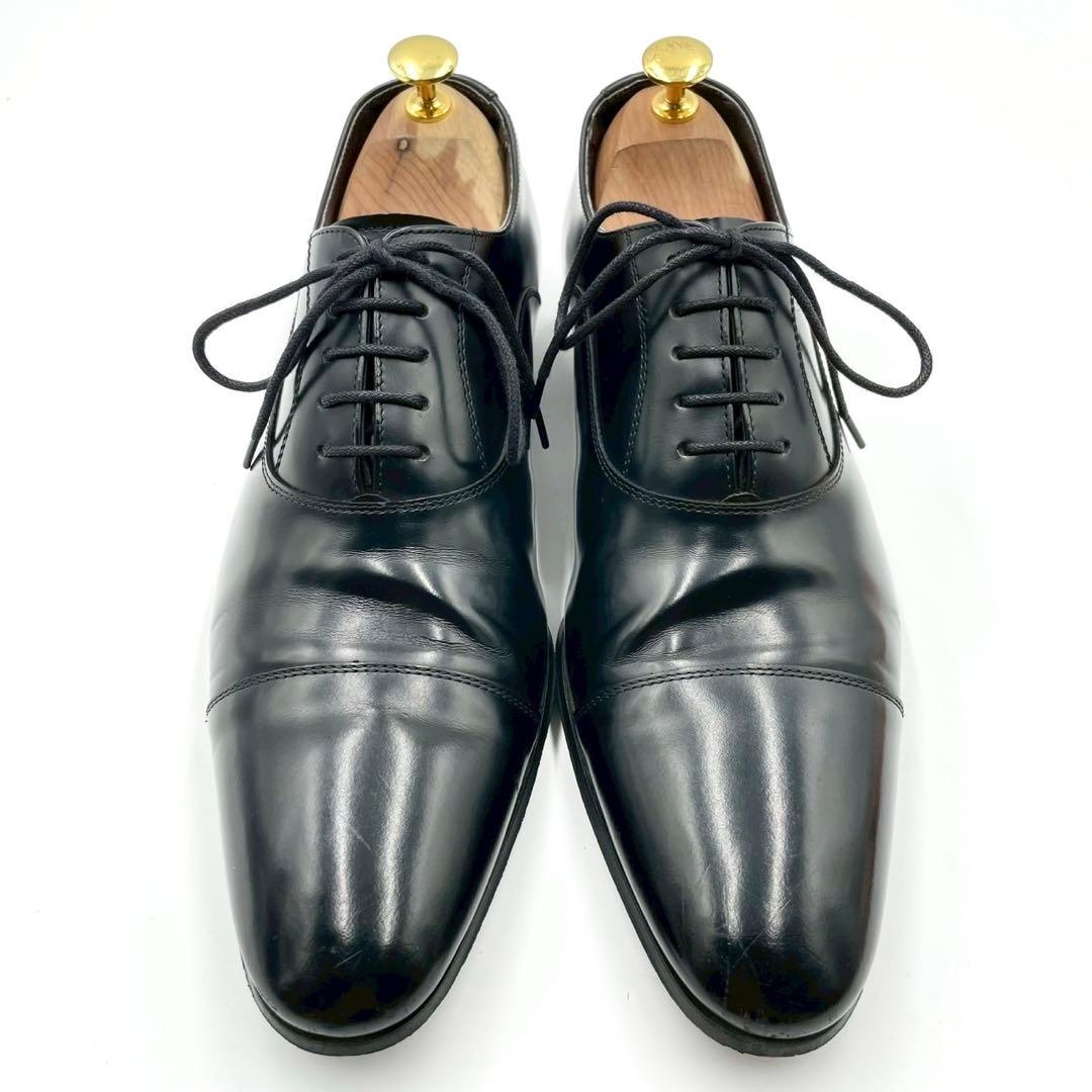 リーガル 革靴 011R ストレートチップ 内羽根 黒 本革 25 Y1122