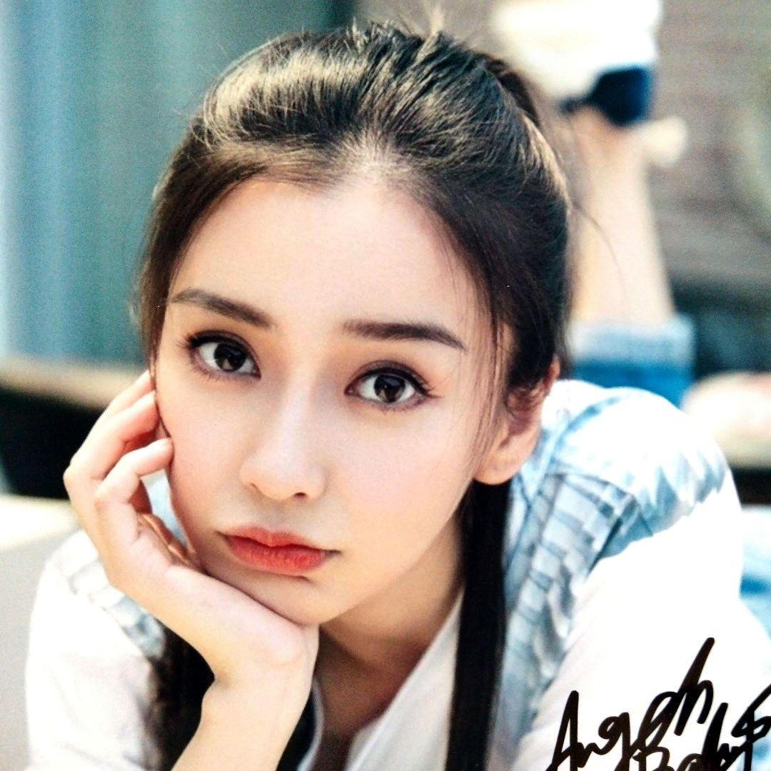 アンジェラ・ベイビー直筆サイン入り超 大型写真…Angelababy
