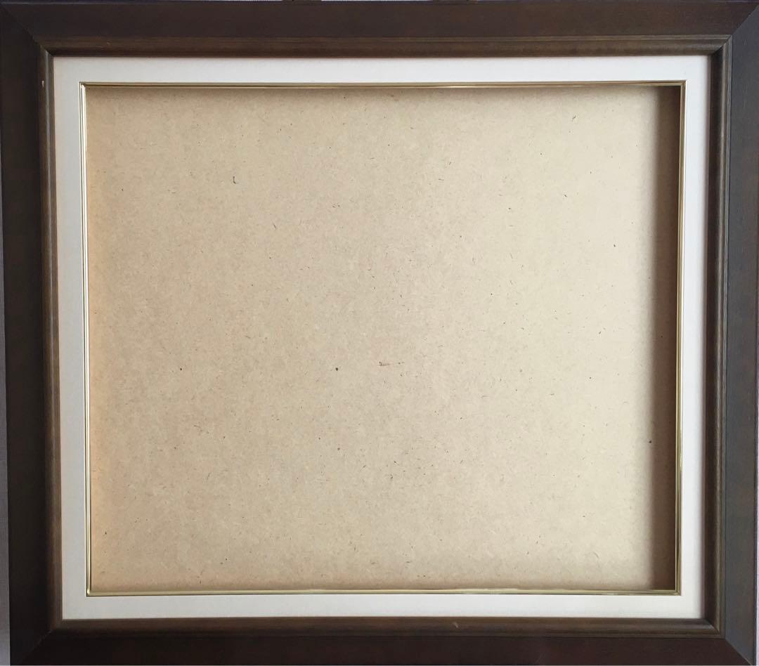【未使用品】額縁　油絵用額縁　木製　ブラウン　F10号