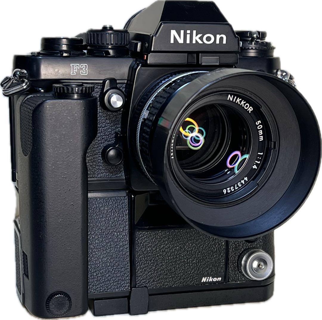 Nikon F3アイレベル+MD-4+NIKKOR 50mm 1:1.4