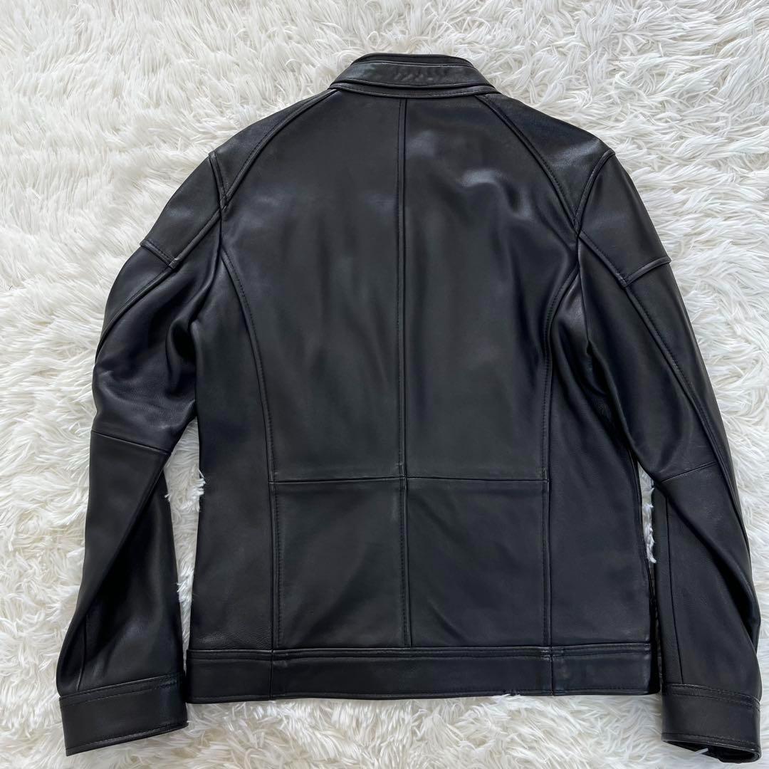 ラトルトラップ　シングルライダースジャケット　羊革　 ソフトレザー　Mサイズ