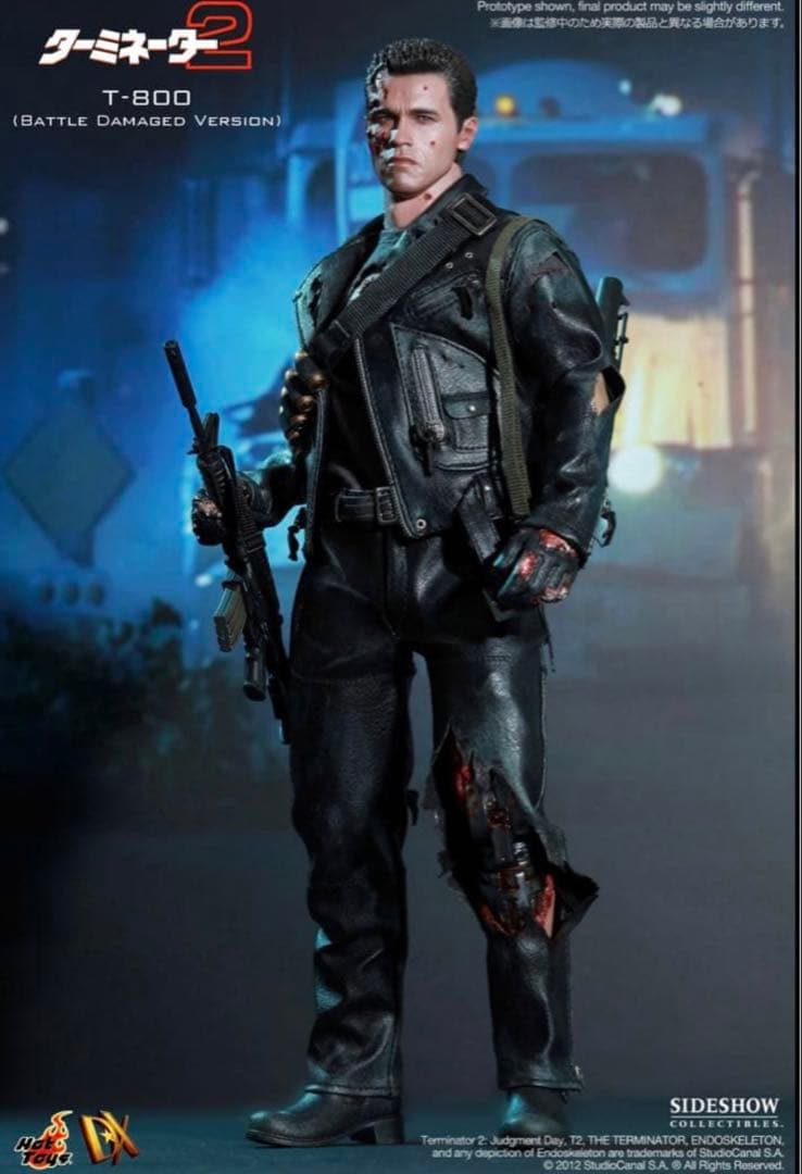 ホットトイズDX13　T-800 バトルダメージ版　1/6 開封未使用美品