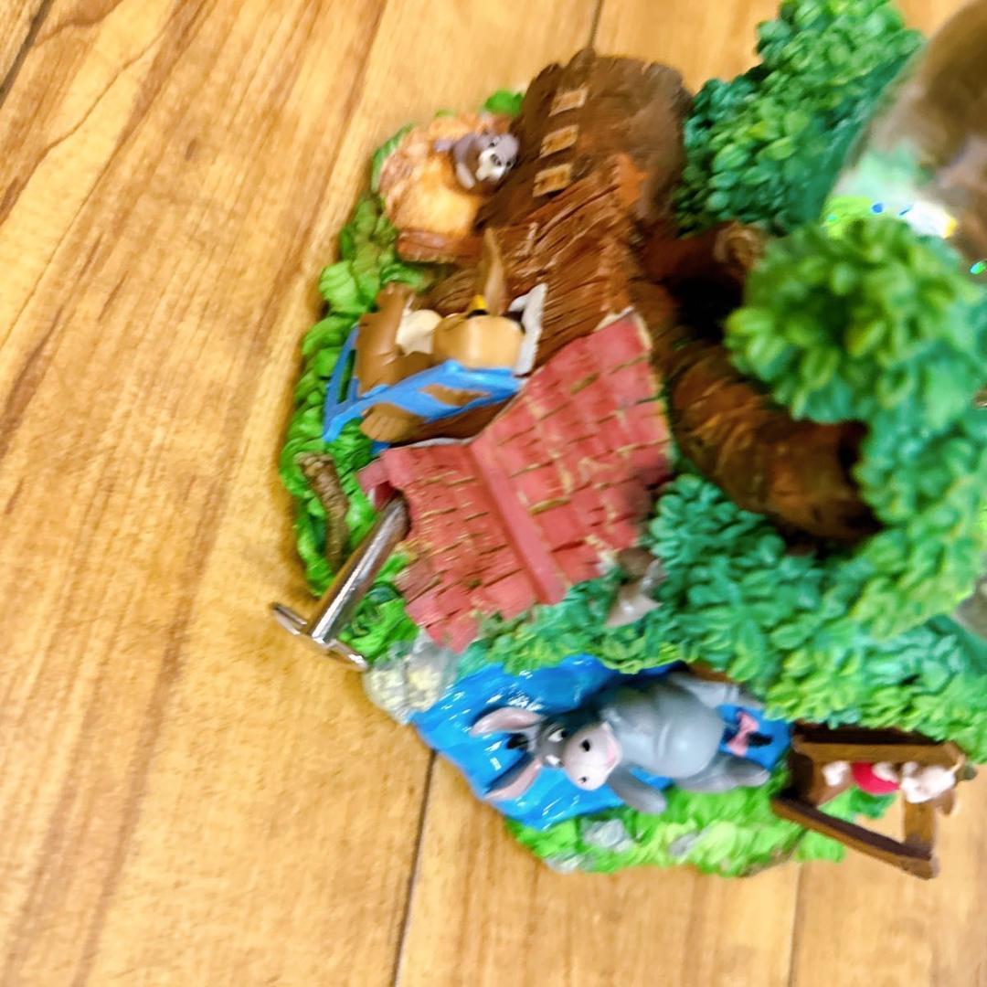 【廃盤品】くまのプーさん　ディズニー スノードーム オルゴール　ヴィンテージ