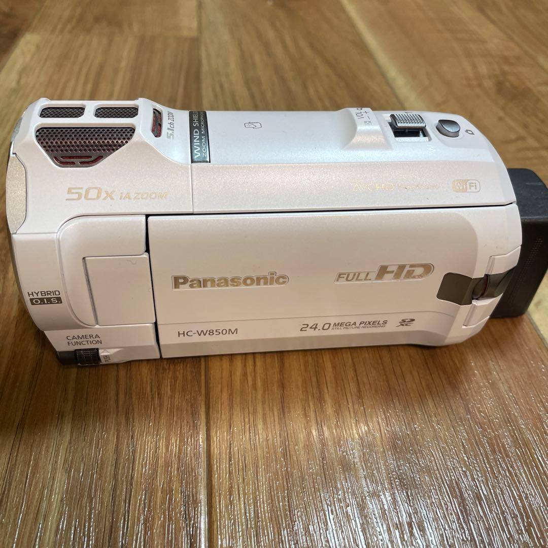 極美品　Panasonic HC-W850M フルHDビデオカメラ　SDカード付