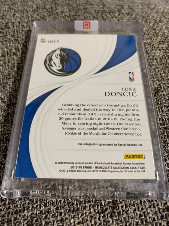 その他 Luka Doncic Auto RC Immaculate Moments