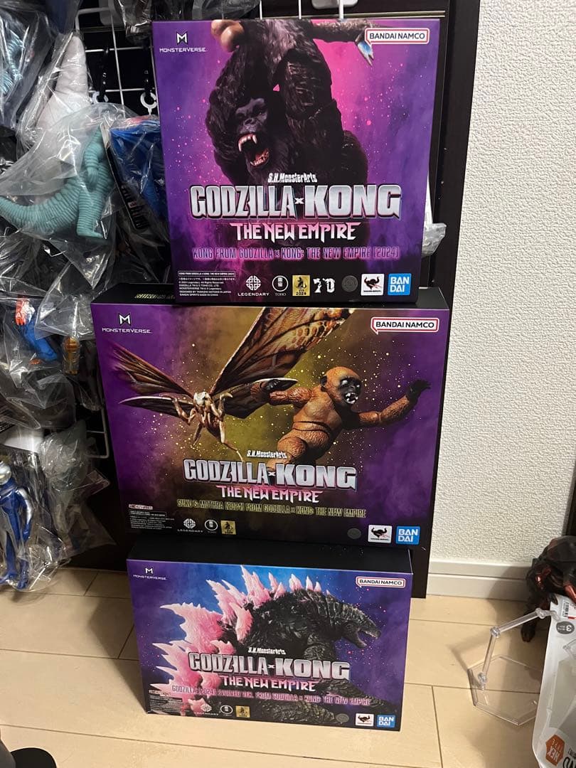 9月28日まで S.H.MonsterArts ゴジラ コング まとめ売り