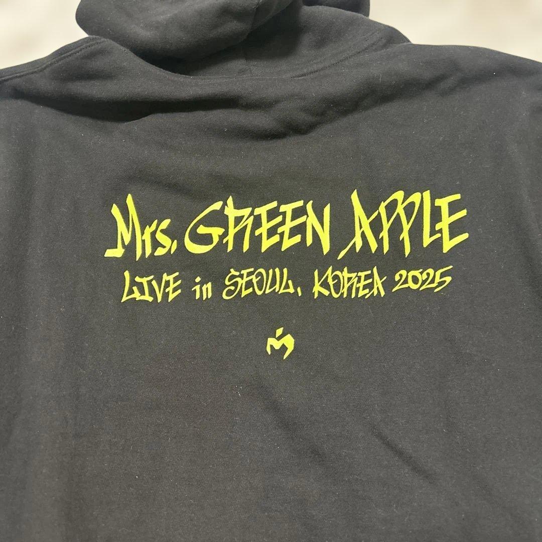 ま*め様 ミセスグリーンアップル韓国ライブフーディパーカーM大森元貴メメルキーホ