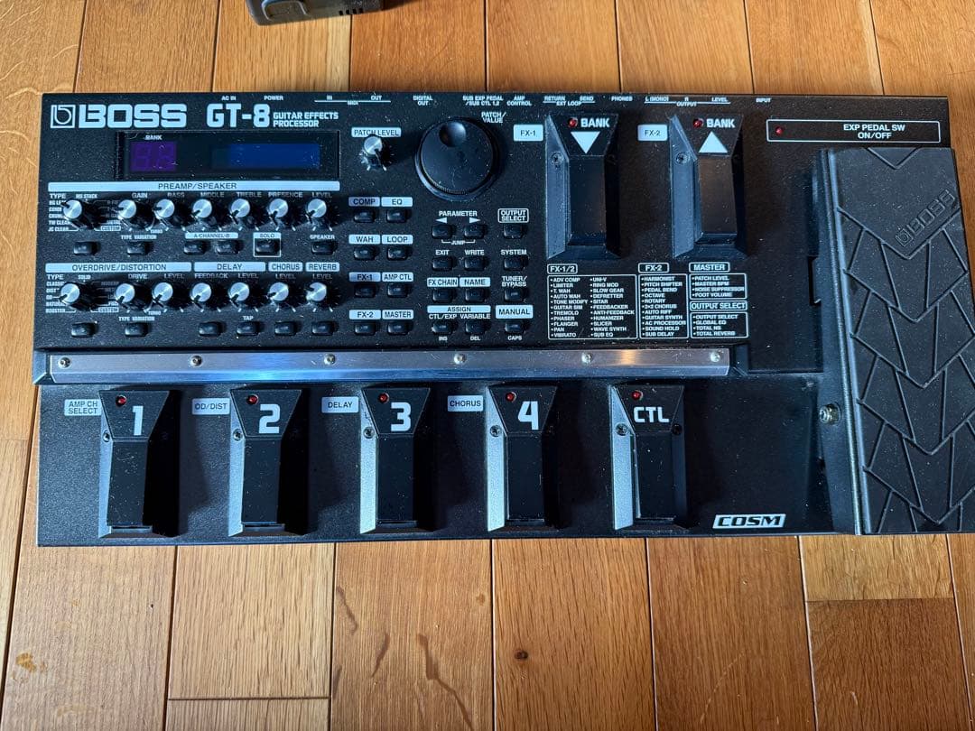 BOSS GT-8 ギターエフェクター　説明書付き