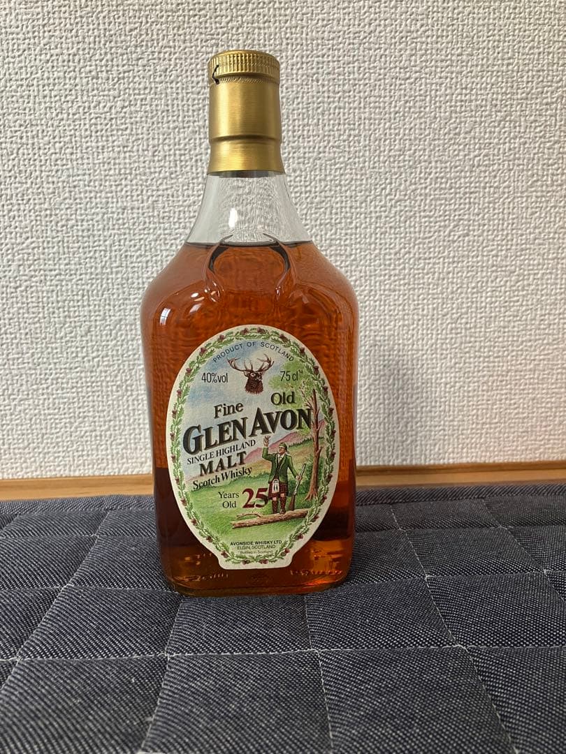 【未開封】ウイスキー GLEN AVON 25年 750ml 箱付き